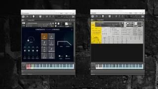 Spitfire Chamber Strings and Cinematic Studio Strings Ensemble patches - Layered