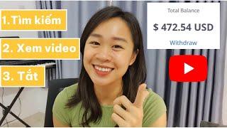 6 cách KIẾM TIỀN online từ XEM YOUTUBE  sinh viên học sinh đều làm được