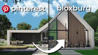 building a PINTEREST house in bloxburg