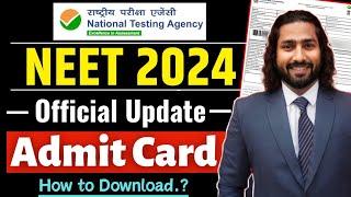 Neet Admit Card 2024  NEET Admit Card kab Aayega  How to Download NEET 2024 Admit Card  NEET 2024