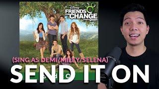 Send It On Jonas Brothers Part Only - Karaoke - Disneys Friends For Change