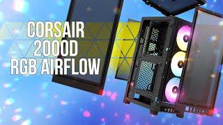 Große Leistung auf kleinem Raum CORSAIR 2000D RGB AIRFLOW ITX-Gehäuse im Detail 