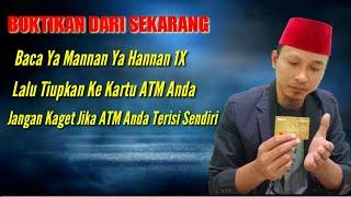 Silahkan Baca Ya Hannan Ya Mannan 1X Lalu Tiupkan Ke Kartu ATM Anda