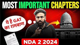 List of Most Important Topics for UPSC NDA 2 2024  GAT Important Topics- Learn With Sumit