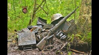 Невероятно сохранившиеся находки с блиндажа немецкого егеря.Dugout of Wehrmacht mountain shooters