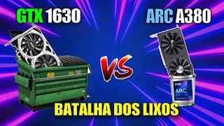 Intel ARC A380 vs. GTX 1630. Qual a PIOR Placa de Vídeo de 2022?