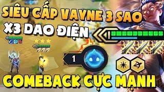 PHÁT NGHIỆN VỚI VAYNE 3 SAO + X3 DAO ĐIỆN  COMBACK CỰC MẠNH KHI CÒN 1 MÁU VỚI TEAM ÁNH SÁNG