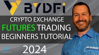 BYDFI - FUTURES TRADING - BEGINNERS TUTORIAL - 2024 - HOW TO TRADE CRYPTO FUTURES ON BYDFI