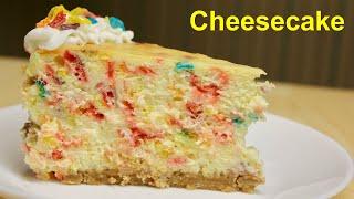 Fruity Pebbles Cheesecake