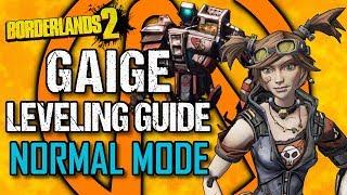 Gaige Leveling Guide - Level 1 to OP10 - Part 1 Normal Mode - Borderlands 2