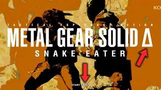 MGS3 REMAKE - CLASSIC TITLE SCREEN CONFIRMED 