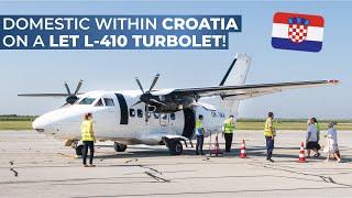 TRIPREPORT  Trade Air ECONOMY  Let L-410 Turbolet  Zagreb - Osijek