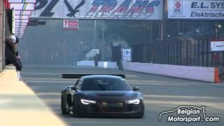 Audi R8 LMS Supercharged 700hp - insane downshifts and Capristo exhaust