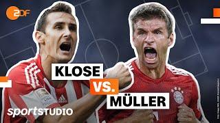 Klose vs. Müller Goalgetter oder Kreativ-Spezialist?  Bundesliga  sportstudio