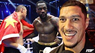 JAI OPETAIA REACTS TO DEONTAY WILDER GETTING STOPPED BY ZHILEI ZHANG DUBOIS BEATING HRGOVIC