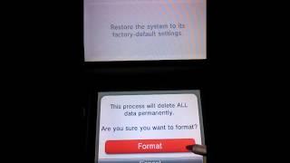 Formatting Your 3ds