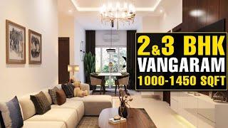 #1408 Spacious 2 & 3 BHK in Vanagaram Chennai  1000 Sqft - 1450 Sqft  Car Parking  15+ Amenities