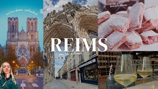 reims france  champagne pickles cars cathedral and more 