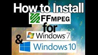 FFmpeg Install Procedure Update 10.Nov.2020