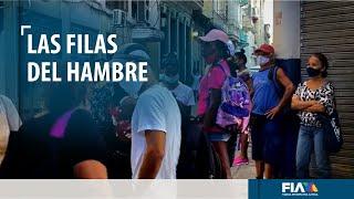 #NiPatriaNiVida  Las filas del hambre una realidad que se ha apoderado de los días en Cuba