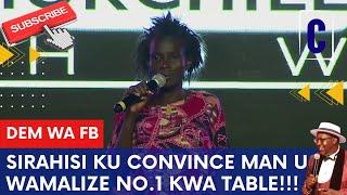 SIRAHISI KU CONVINCE #MAN-U WAMALIZE NO.1 KWA TABLE BY DEM WA FB
