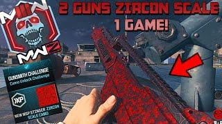 MWZ HOW TO GET 2 GUNS ZIRCON SCALE IN ONE GAME EASY GUIDE ZOMBIES CAMO GUIDE MW3