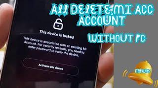 ALL delete mi acc account without pc new security 2024