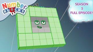 @Numberblocks- Squares on the Moon 🟩   Season 5 Full Episode 28  Learn to Count