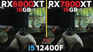 RX 6800 XT vs RX 7800 XT  i5 12400F  Tested in 17 games
