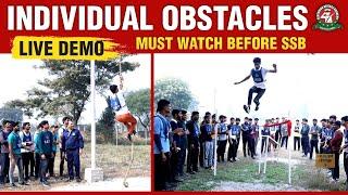 SSB Individual Obstacles Live Demo How Important Is Physical Fitness  SSB GTO Preparation #ndassb