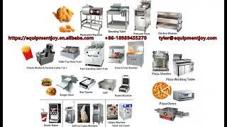 Complete Fast Food Equipment. Less than US$10000. Fried chicken burger pizza shop machines Factory