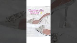 Unboxing this sparkly crystal Cinderella Shoes  So pretty  #shorts #shoesoftheday #unboxing