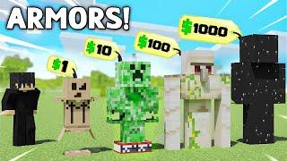 Minecraft But I Can BUY ARMORS