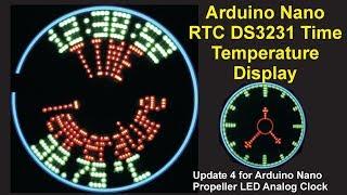 Arduino Nano RTC DS3231 Time Temperature Display