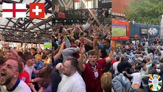 Crazy England Fan Reactions To Saka Equalizer And Penalty Shootout Win Against Switzerland