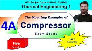 Solved Examples of Compressor  Thermal Engg 1  Power Work