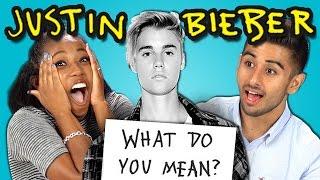 Teens React to Justin Bieber - What Do You Mean?