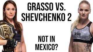 Grasso vs. Shevchenko 2 is OFFICIAL... But NOT IN MEXICO? Fight Announcement and Prediction