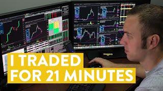 LIVE Day Trading  I Traded for 21 Minutes