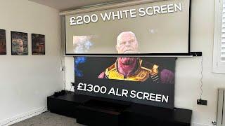 Projector White Screen vs ALR Screen - YOU NEED TO KNOW THIS