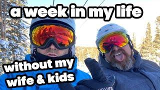 A WEEK IN MY HUSBANDS LIFE WITHOUT ME & THE KIDS  TRAVIS DEAN VLOGS