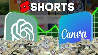 CRAZY 100 YouTube Shorts in 5 Minutes Using AI Canva + ChatGPT