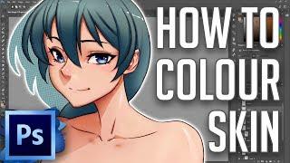 BASIC SKIN COLORING TUTORIAL - CLEAN ANIME STYLE