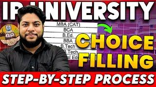 IP University Choice filling process 2024 Step by Step7 Courses