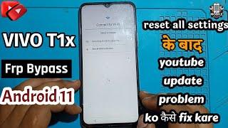 Vivo T1X Frp Bypass Android 11  Vivo v2143 Google account bypass without PC