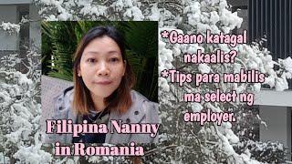 Filipina Nanny in Romania Europe  Gaano katagal nakaalis?