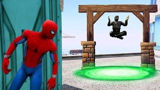 GTA 5 Random Portals #60 Secret LocationSpiderman MissionNinja Ragdolls