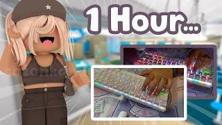 1 Hour Of MM2 but its KEYBOARD ASMR WITH HANDCAMS