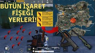 AZ BİLİNEN %100 İŞARET FİŞEĞİ ÇIKAN YERLER PUBG Mobile FİŞEK GARANTİ 