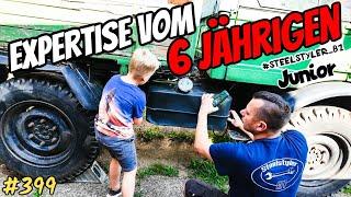 Etwas RUNTER GEROCKT  Mein Junior schraubt  UNIMOG 421 Cabrio Projekt #399